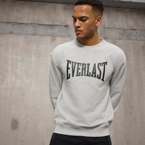 Everlast Sweatshirt Heren Iconic Maximized Lichtgrijs Mel