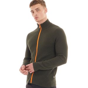 Nielsen Svane Heren Harbour Classic Zip Knit Trui Army