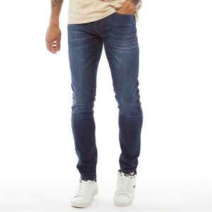 Crosshatch Heren Buraca Skinny Jeans Donker Wash