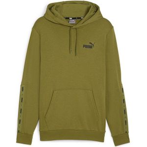 Puma Heren Essentials + Tape Hoodies Khaki