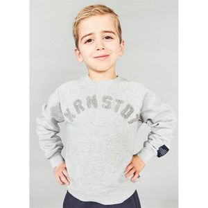 Kronstadt Kids Jongens Harald Recycled Logo Sweaters Grijs