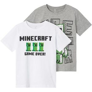 MINECRAFT Kids Rashed T-shirts Meerkleurig