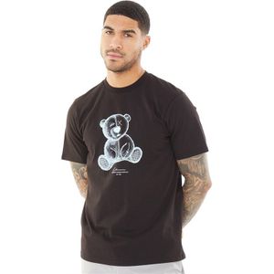 Closure London Heren Sketch Teddy T-shirts Zwart