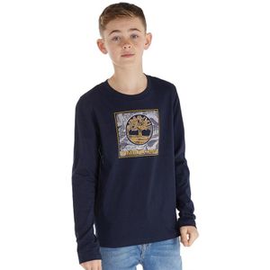 Timberland Jongens T-shirts met lange mouwen Blauw