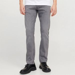 JACK AND JONES Heren Glenn Original Sq236 Slim Fit Jeans Grijze Denim