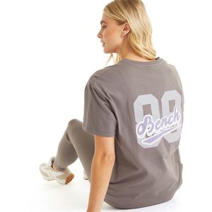 Bench Dames Gauff T-Shirt Donker Antraciet