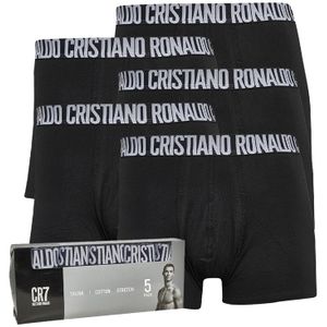 CR7 Herenslipjes Zwart Vijf Pack