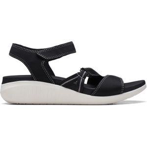 Clarks Dames Glide Hi Sandalen Zwart