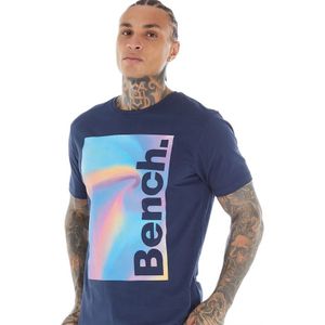 Bench Heren Bonna T-shirts Blauw