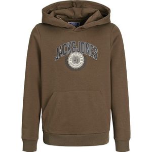 JACK AND JONES Jongens Mini Varsity Branding Hoodie Canteen