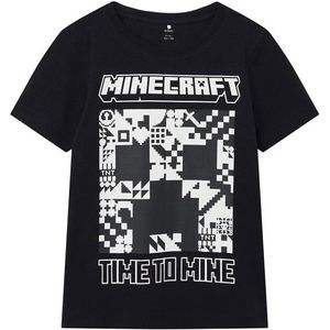 MINECRAFT Kids Rolando T-shirts Zwart