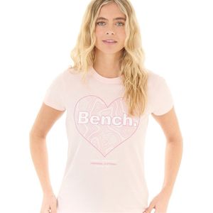 Bench Dames Alayna T-shirts Roze