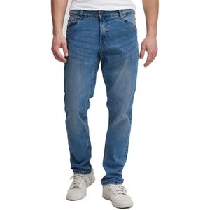 Solid Heren Joy Blue 200 Denim Slim fit jeans Blauw