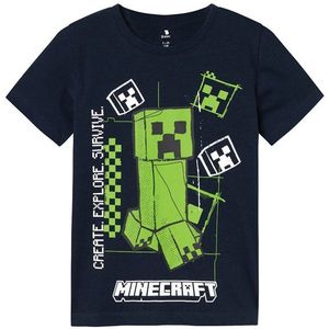 MINECRAFT Kids Rue T-shirts Blauw