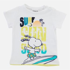 Snoopy Jongens T-shirts Wit