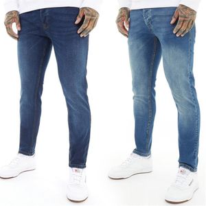 Crosshatch Heren Buraca Slim fit jeans Meerkleurig