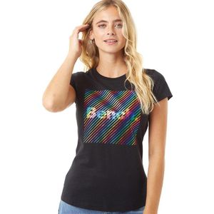 Bench Dames Regenboog T-shirt Zwart