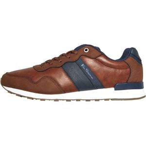 Ben Sherman Heren Owen Retro Sneakers Bruin