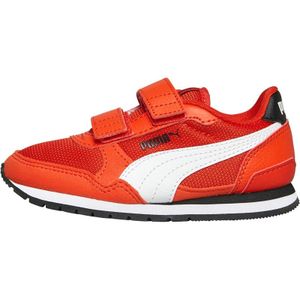 Puma Jongens St Runner V3 Mesh Velcro Sneakers Oranje
