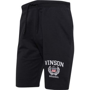 Vinson Heren Kameron Jersey shorts Zwart