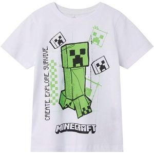 MINECRAFT Kids Ramio T-shirts Wit