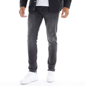 Bench Heren Freddie Slim Fit Jeans Grijs