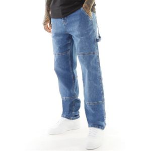 Bench Heren Straight jeans Gewassen Blauw