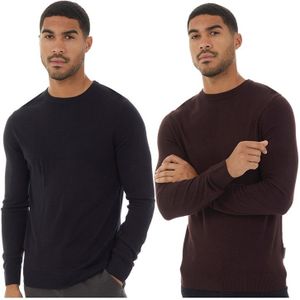 French Connection Herensweaters Set van 2 Marine/Chateau