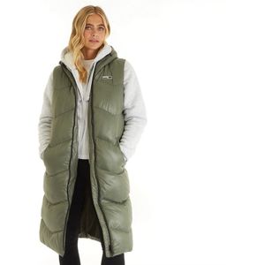 Bench Dames Saz Lange Jas met Capuchon Khaki