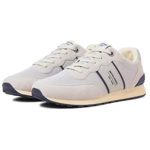 JACK AND JONES Heren Milan Sneakers Ecru