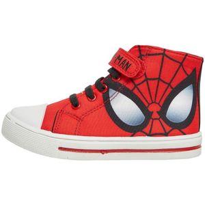 Character BabyJongens Spiderman Alex hoge sneakers rood