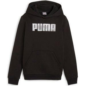 Puma Jongens Essentials Logo Hoodies Zwart