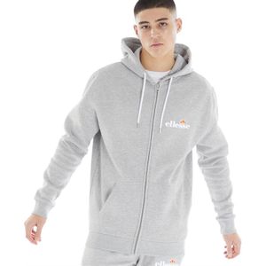 Ellesse Herensweatshirt Montercorba Volle Rits Grijs Melange