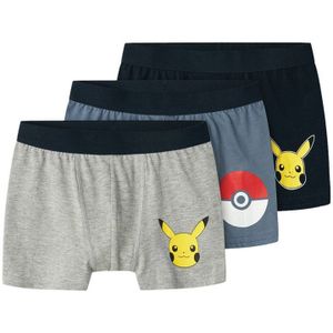 Pokemon Jongens Mamare Boxershorts Meerkleurig