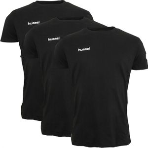 Hummel Heren Go Cotton T-shirts Zwart