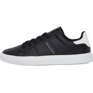 JACK AND JONES Heren Ealing PU Pes Sneakers Zwart