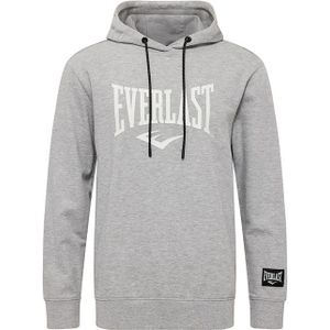 Everlast Herensweatshirt met Ikonisch Vergroot Logo Grijs Melange