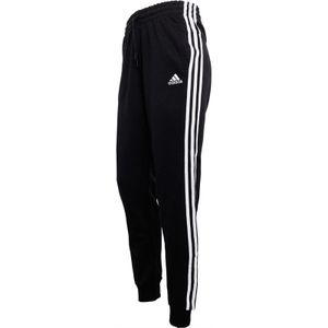 adidas Dames Essentials 3-Strepen French Terry Sweatpants Zwart/Wit