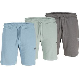 JACK & JONES Heren JJ Jeff Orion Jersey shorts Meerkleurig