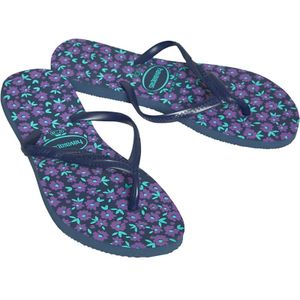 Havaianas Dames Fantasia Romantica Slippers Blauw