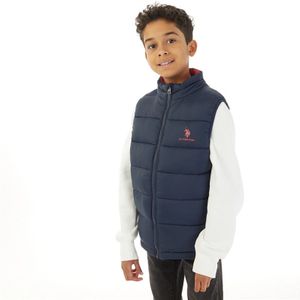 U.S. POLO ASSN. Jongens Lichtgewicht Gilet Donker Saffier Blauw