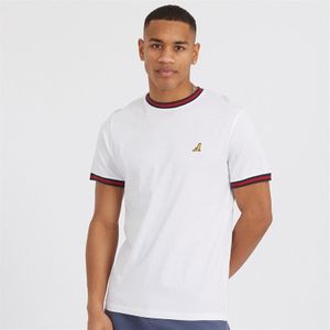 Brave Soul T-shirt Heren Embryo Optisch Wit