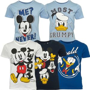 DiSNEY Jongens Disney Reggie T-shirts Meerkleurig