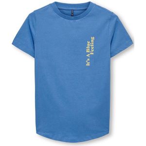 Only Jongens Lau Ocean T-shirts Blauw