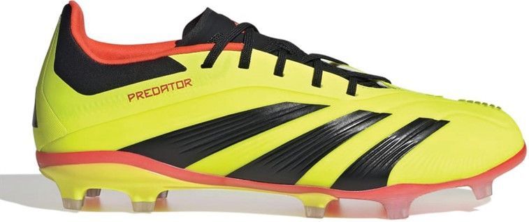 adidas Voetbalschoenen Jongens Predator Elite FG Vast Grond Team Solar Geel 2/Kern Zwart/Solar Rood