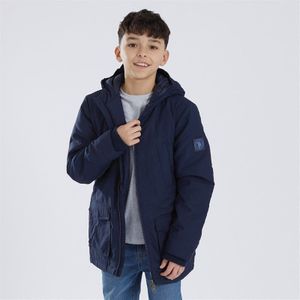 U.S. POLO ASSN. Jongens Parka Jas Blauw Blazer met Piekkap