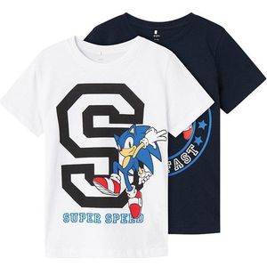 Sonic Jongens Ralle T-shirts Meerkleurig