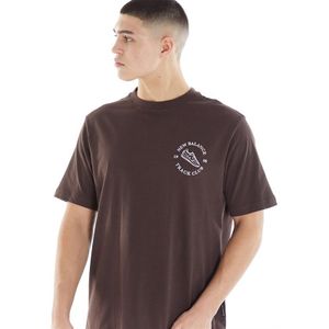 New Balance Heren Runner Club T-shirts Bruin