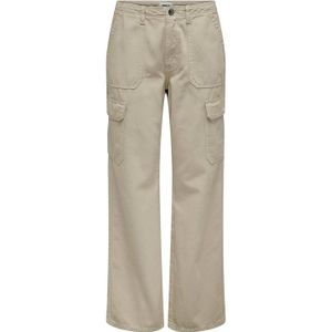 Only Dames Malfy Cargo Broek Zilveren Voering