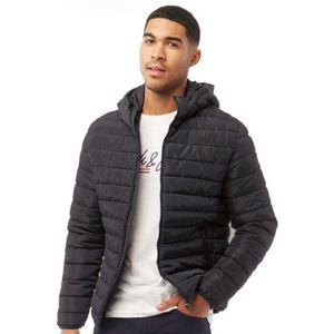 JACK AND JONES Heren Pufferjas Zwart